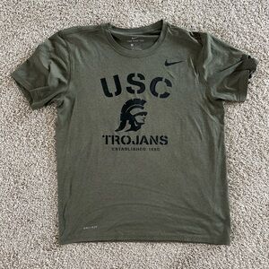 Nike Men's Green USC Trojans Tee